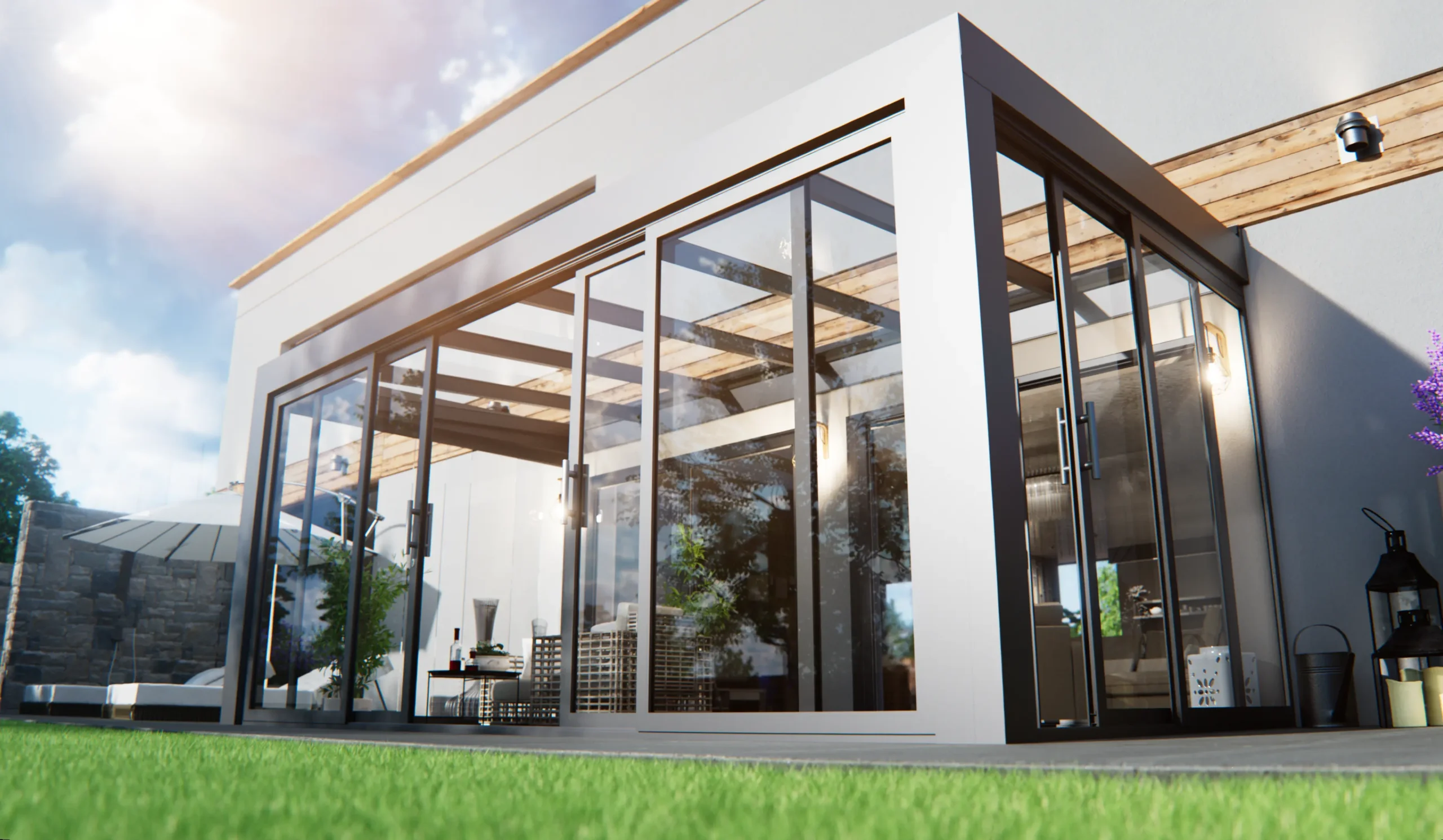 Terrassenüberdachung EG